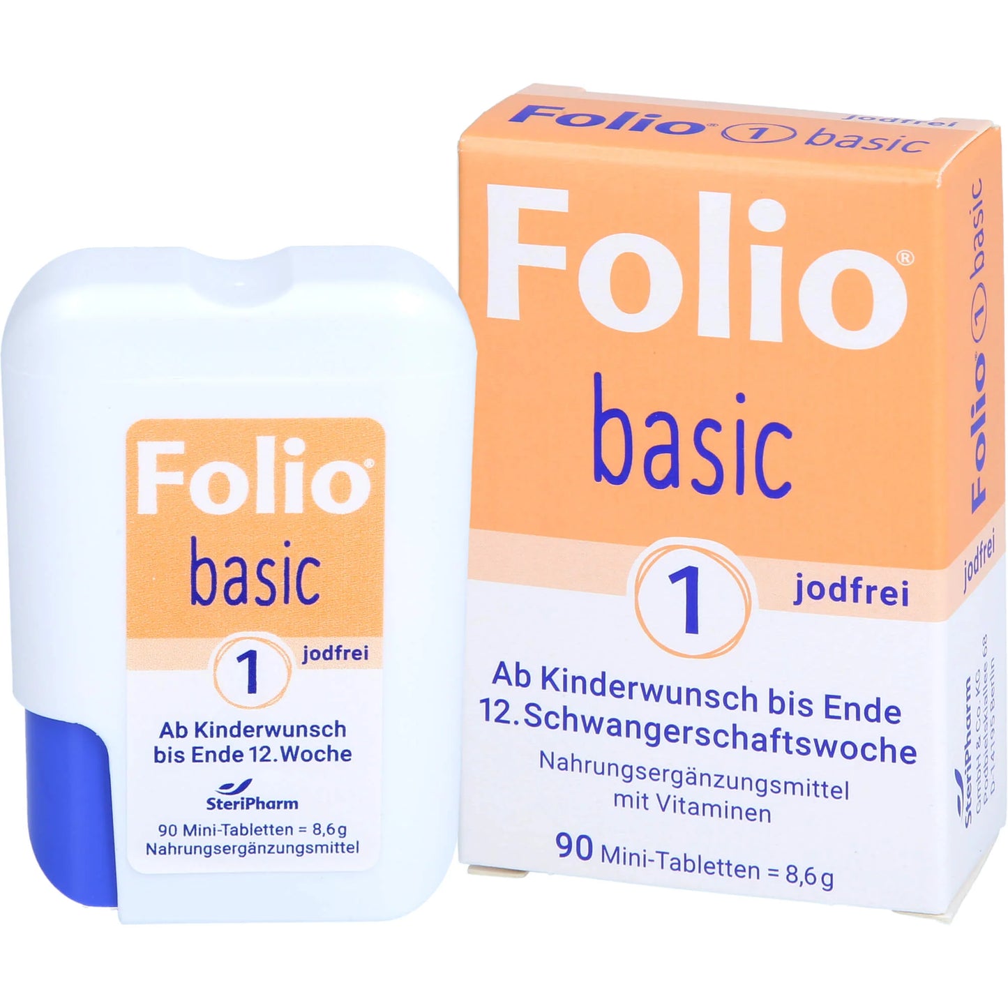 Folio 1 Basic iodine-free from trying to conceive until the end of the 12th week, 90 tablets