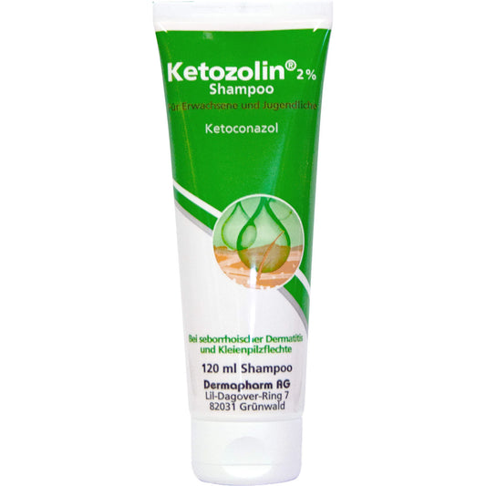 Ketozoline 2% Shampoo for seborrheic dermatitis, 60 ml