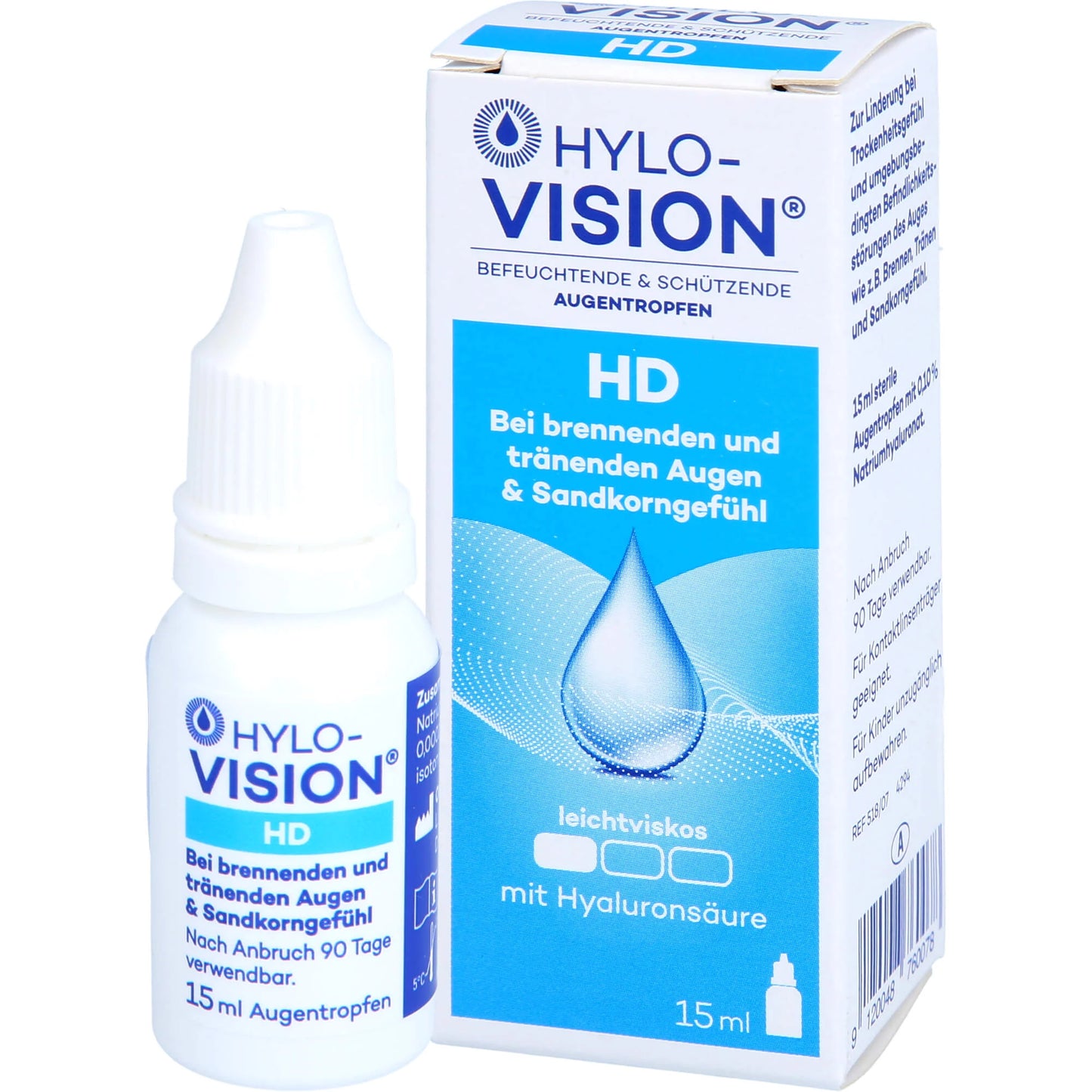 Hylo-Vision HD eye drops, 15 ml