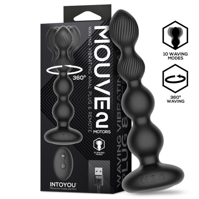 InToYou Mouve Waving Vibrating Anal Plug with Remote Control 2 Motors My Dr. XM InToYou Mouve Waving Vibrating Anal Plug with Remote Control 2 Motors My Dr. XM