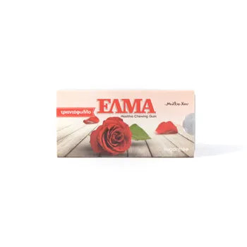 ELMA Rose chewing gum with mastic 5 packs x 10 pcs