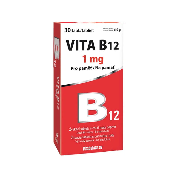 Vitabalans Vita B12, 1 mg, 30 tablets