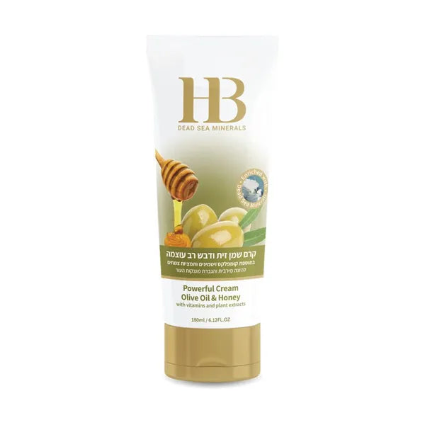 H&B Dead Sea Minerals Heavy cream Olive oil & honey 180 ml