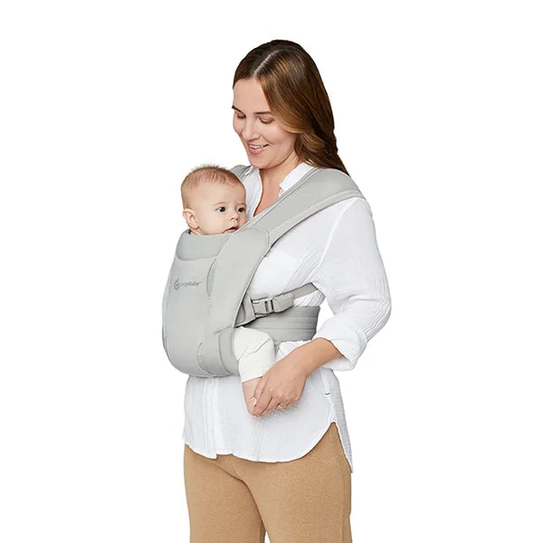 Ergobaby Embrace soft air mesh baby carrier - soft grey