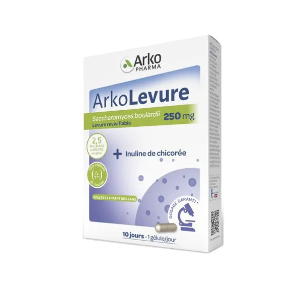Arkopharma Arkolevure Saccharomyces Boulardii 250mg - 30 Gélules, Origine France