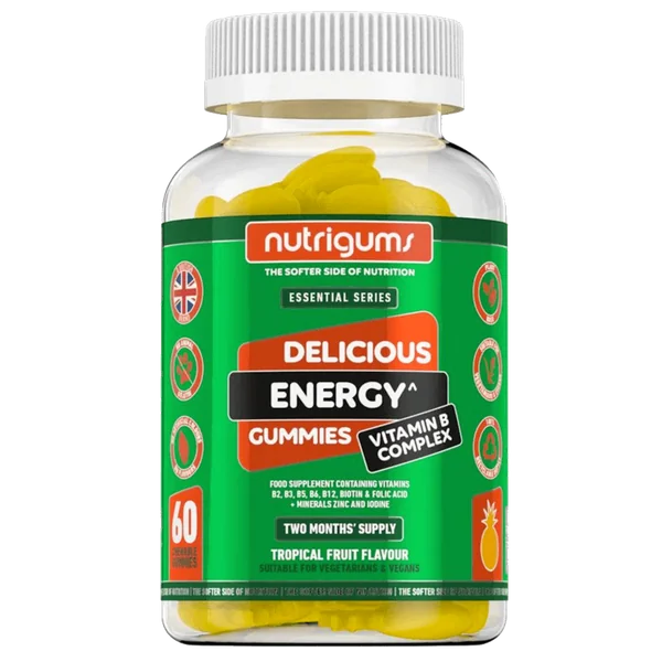 Nutrigums Energy Vitamin B Complex 60 jelly - tropical fruit