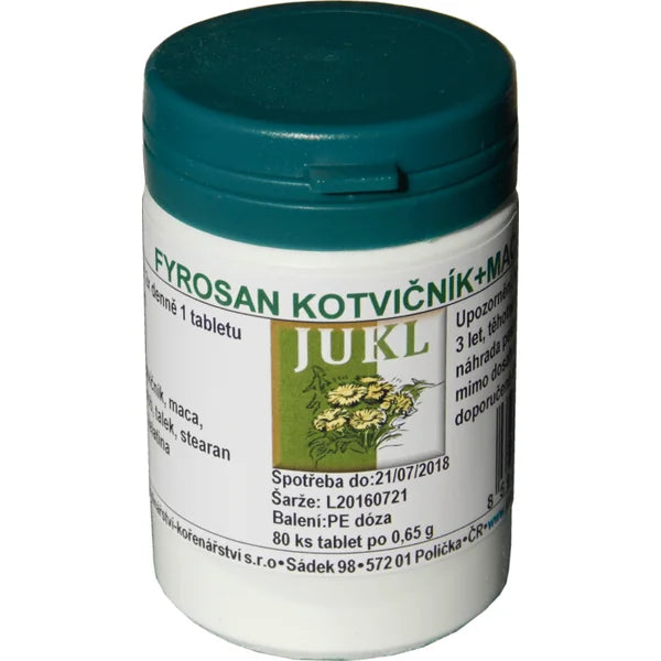 JUKL Fyrosan Anchor + Maca 80 tablets