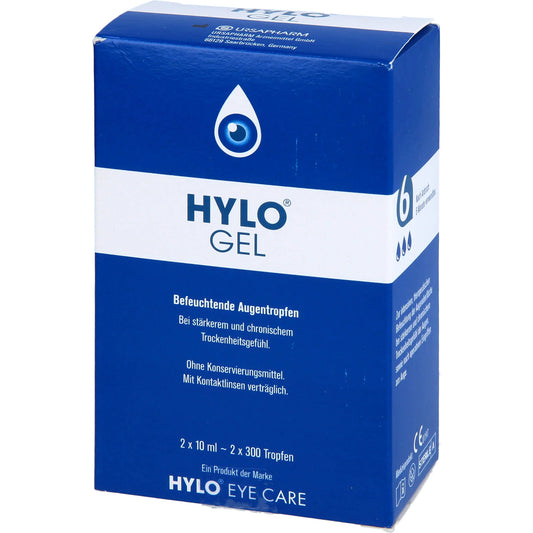 Hylo-Gel Bio Medical moisturizing eye drops, 20 ml