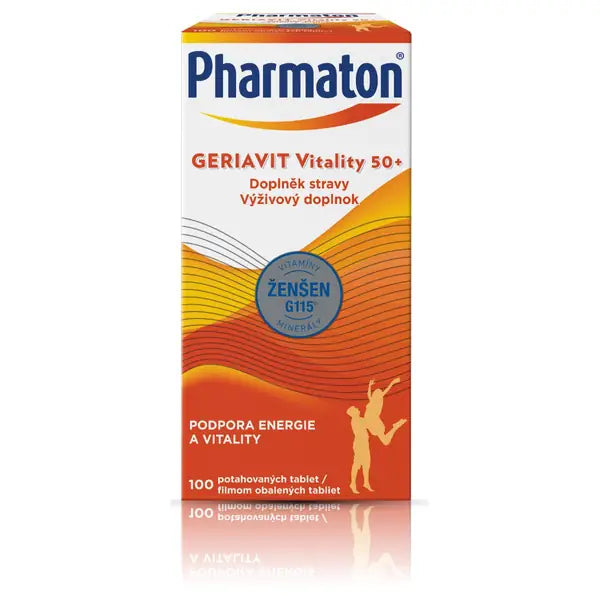 Pharmaton Geriavit Vitality 50+; 100 capsules