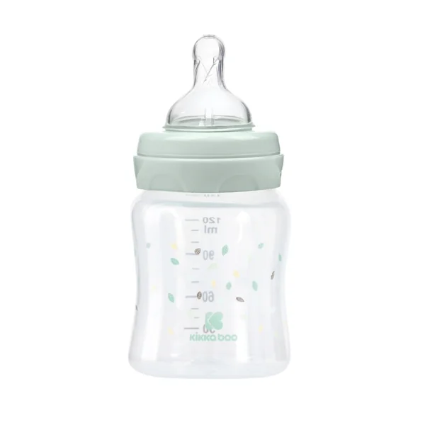 KikkaBoo Baby Bottle 0m+ Jungle Mint 120 ml