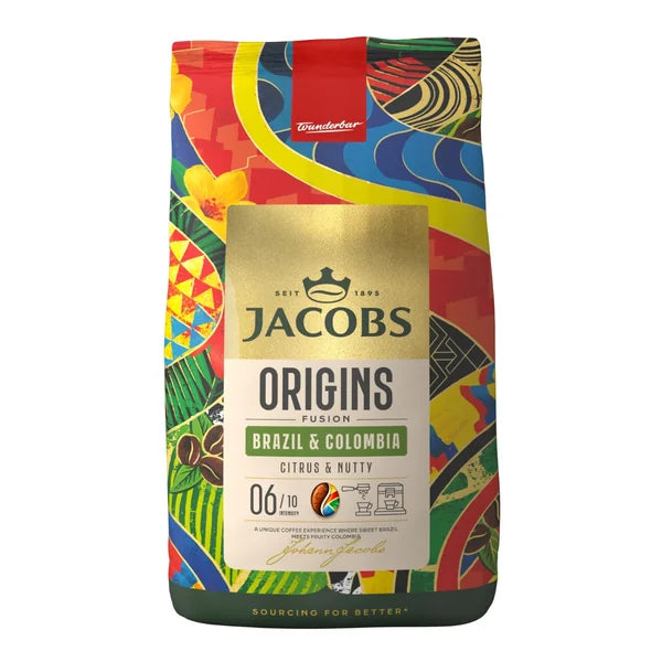 Jacobs Origins Brazil & Colombia coffee beans 1000 g