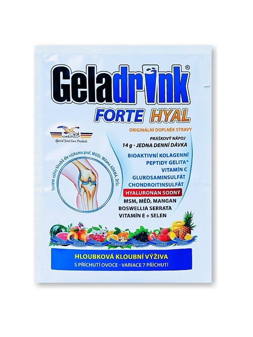 Geladrink FORTE HYAL drink 7 flavors 14 sachets x 14g