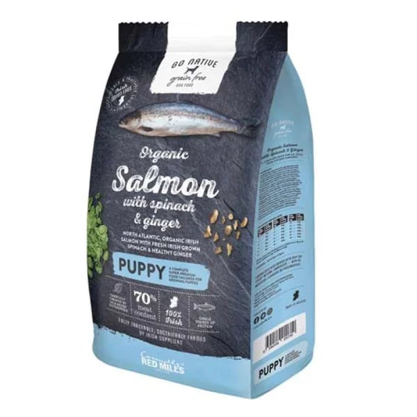 Go Native Puppy Salmon with Spinach and Ginger 4kg ultra-premium dog food