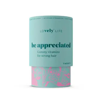 LOVELY LIFE Be appreciated gummy vitamins for strong hair 60 pcs