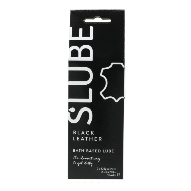 Slube Black Leather Bath Based Lube 2x125g