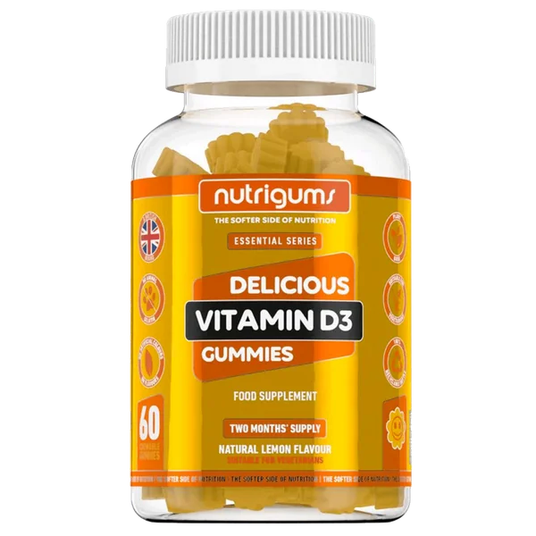 Nutrigums Vitamin D3 60 jelly - lemon