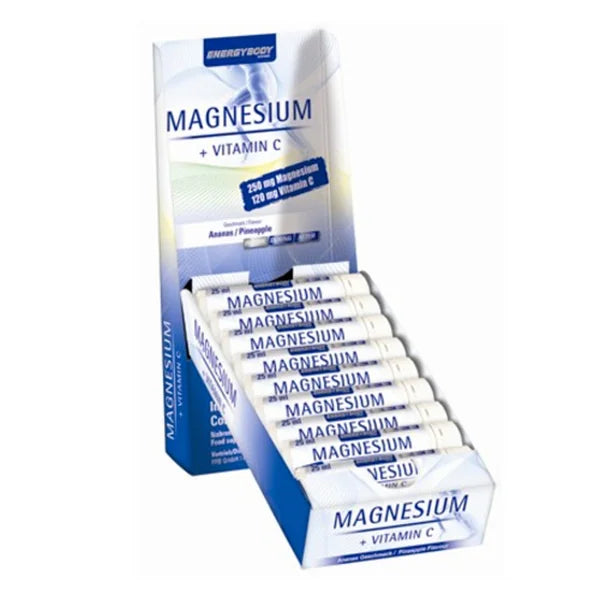 EnergyBody Magnesium Liquid + vitamin C 20 ampoules - pineapple
