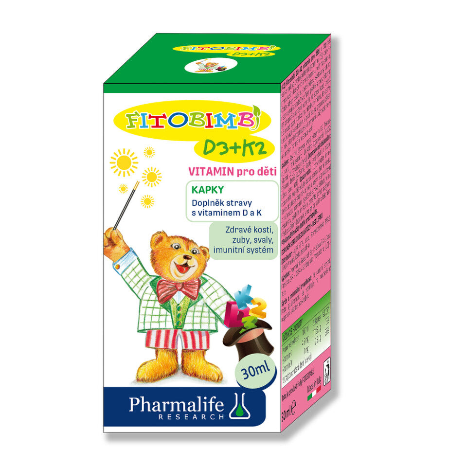 Pharmalife Liquid D3+K2 vitamin for kids 30ml