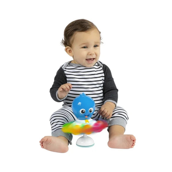 Baby Einstein Sensory Octopus Toy with Suction Cup Opus's Spin & Sea™ 3m+