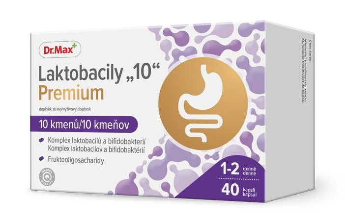 Dr. Max Laktobacily 10 Premium 40 Capsules