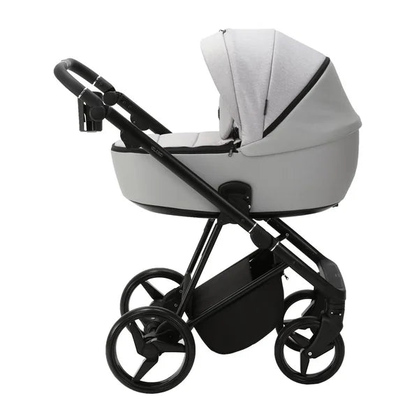 ADAMEX Combined stroller Blanc Standard Grey