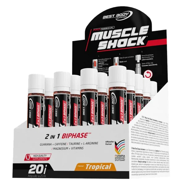 Best Body Professional Muscle shock 2in1, 20 x 20ml - tropical