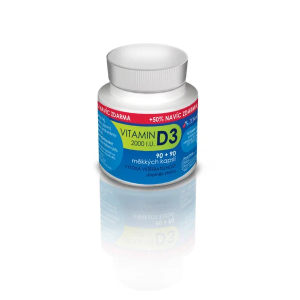 ZENATTO Vitamin D3 2000 I.U. - 180 capsules