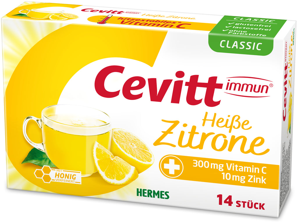 Cevitt immune hot lemon classic 14 sachets