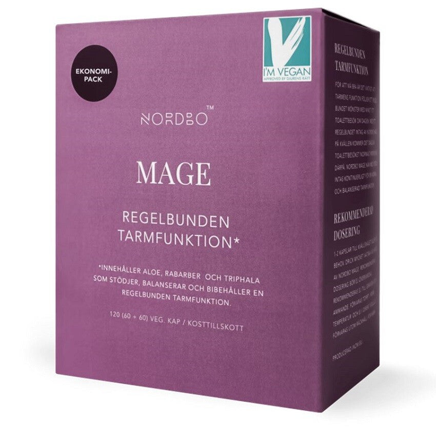 Nordbo Mage 120 capsules