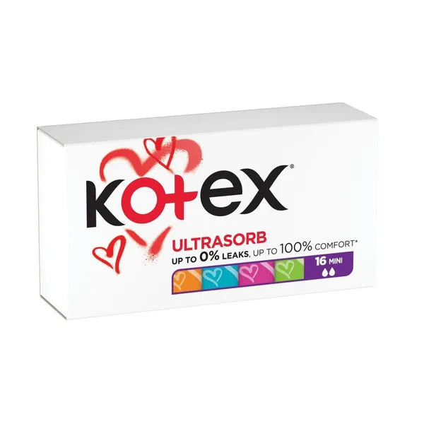 Kotex Ultra Sorb Mini tampons 5 packs x 16 pcs – My Dr. XM