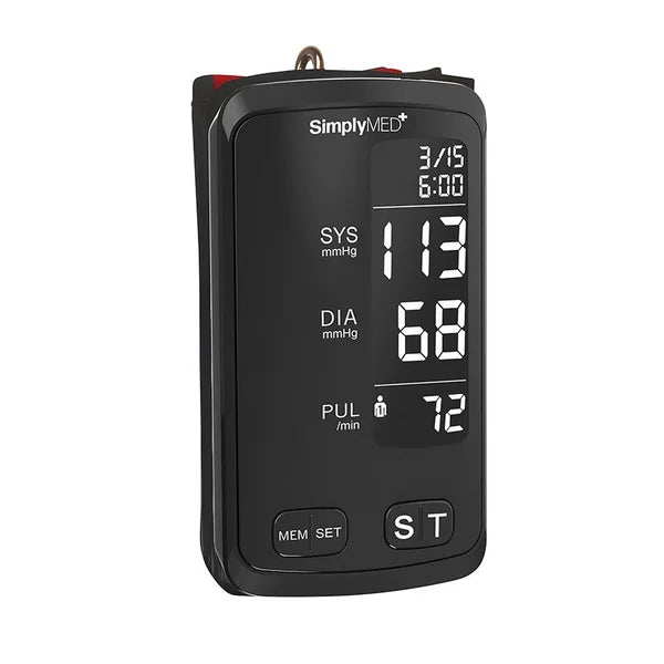 SimplyMed Automatic Arm Digital Blood Pressure Monitor U80M with Bluetooth
