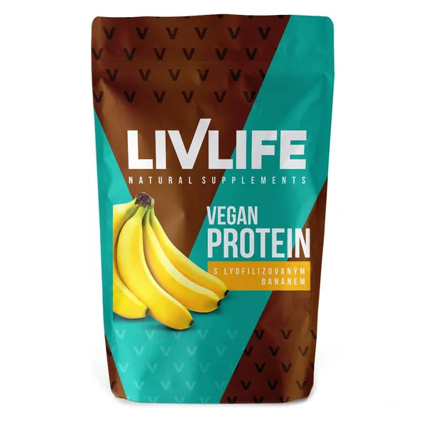 Livlife Vegan Protein with lyophilized banana 245 g
