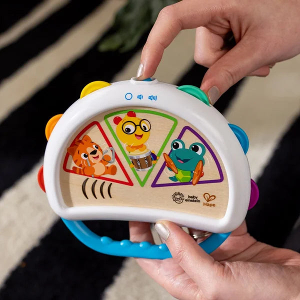 Baby Einstein Musical Tambourine Toy Tap & Shake™ Magic Touch™ HAPE 6m+