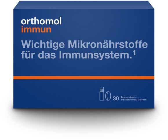 Orthomol Immune drinking bottle + tablets