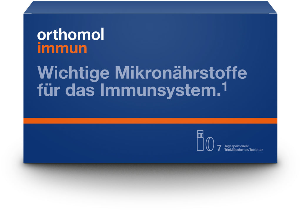 Orthomol Immune drinking bottle + tablets