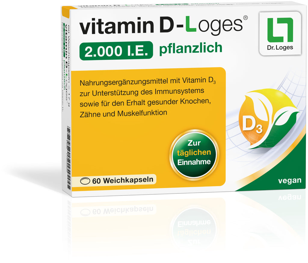 Dr. Loges vitamin D-Loges 2,000 IU plant-based