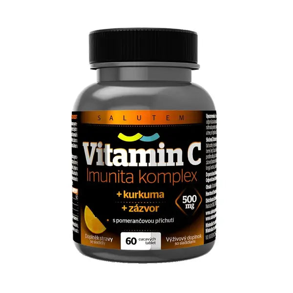 Salutem Vitamin C 500 mg Immunity Complex Turmeric + Ginger 60 tablets
