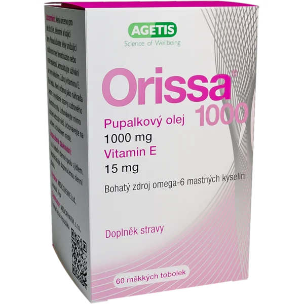 Orissa 1000 vitamin E and evening primrose oil 60 capsules