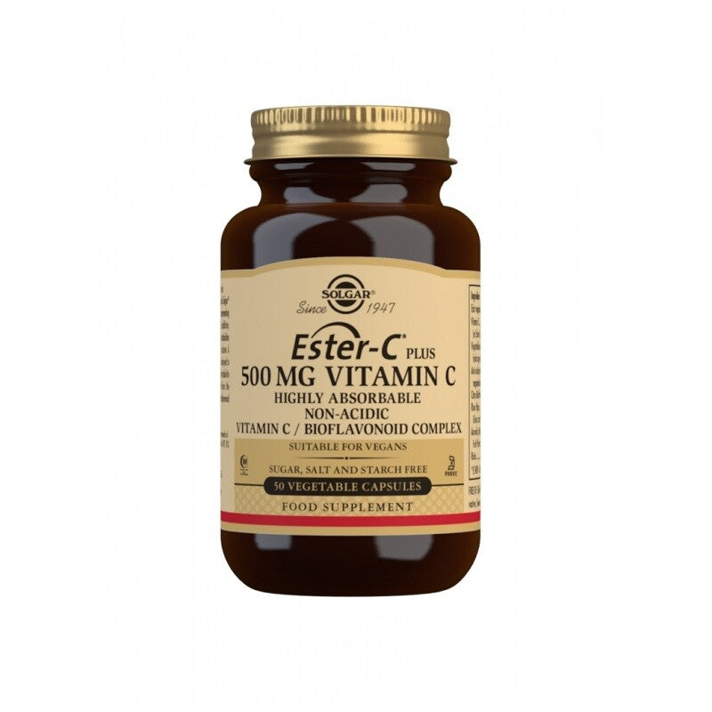 Solgar Ester C Plus 500mg Vitamin C 50 capsules