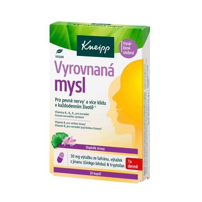 KNEIPP Balanced mind 20 capsules