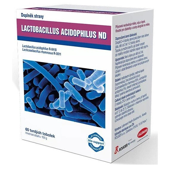 Lactobacillus acidophilus ND 60 capsules