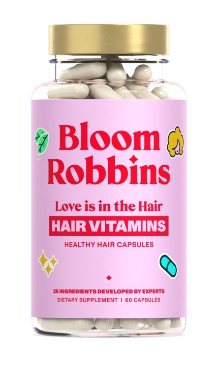 Bloom Robbins LOVE is in the HAIR vitamins 60 capsules