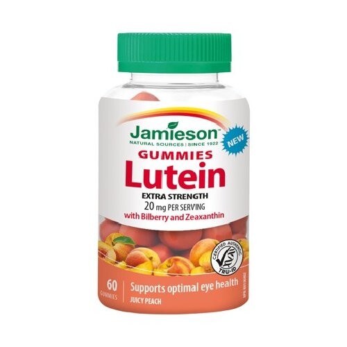 JAMIESON Lutein Gummies blueberries and zeaxanthin 60 pcs