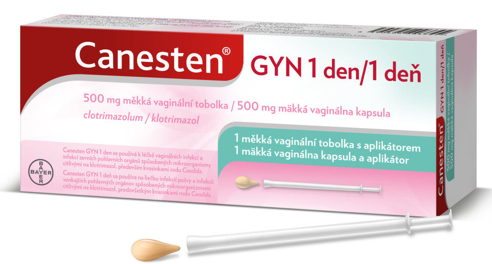 CANESTEN GYN 1 DAY 500mg 1 vaginal soft capsule + applicator