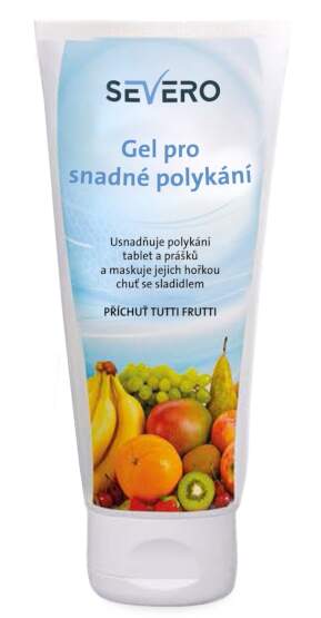 SEVERO Gel for easy medicine swallowing tutti frutti flavor 150 ml