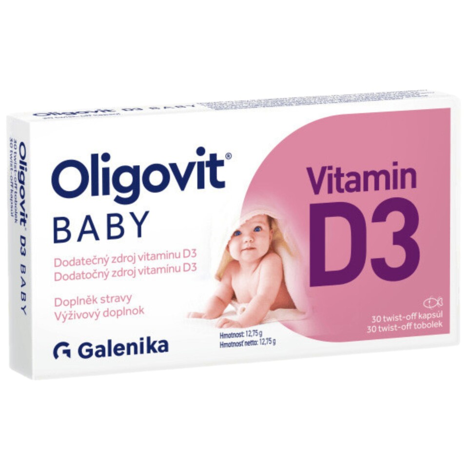 Galenika Oligovit Baby Vitamin D3 - 30 capsules