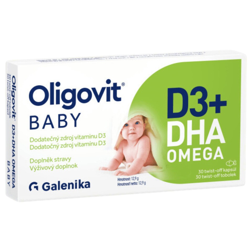Galenika Oligovit Baby D3+DHA omega 30 capsules
