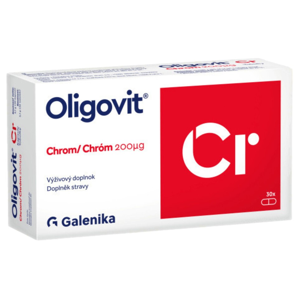 Galenika Oligovit Chromium 200mcg - 30 capsules