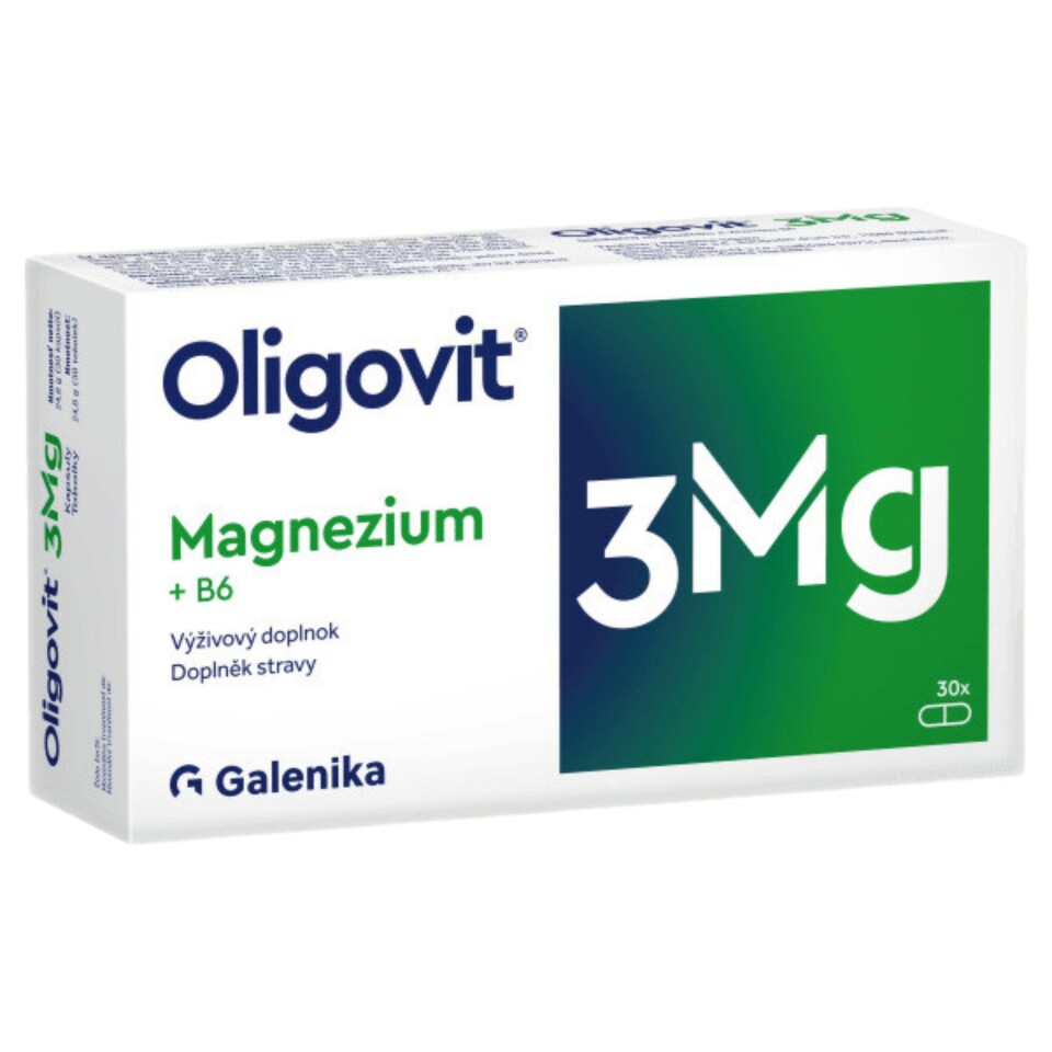Galenika Oligovit 3Mg Magnesium+B6 - 30 capsules