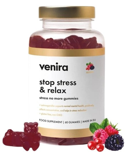 Venira Stop stress&relax gummies forest fruits 60 pcs